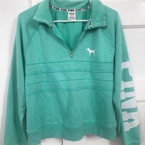 Victoria secret PINK half zip pullover